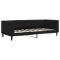 vidaXL Sofá cama terciopelo negro 90x190 cm vidaXL Sofá cama terciopelo negro 90x190 cm