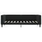 vidaXL Sofá cama terciopelo negro 90x190 cm vidaXL Sofá cama terciopelo negro 90x190 cm