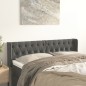 vidaXL Cabecero de terciopelo gris oscuro 163x16x78/88 cm vidaXL Cabecero de terciopelo gris oscuro 163x16x78/88 cm