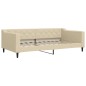 vidaXL Sofá cama tela color crema 100x200 cm vidaXL Sofá cama tela color crema 100x200 cm