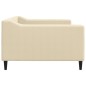 vidaXL Sofá cama tela color crema 100x200 cm vidaXL Sofá cama tela color crema 100x200 cm