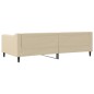 vidaXL Sofá cama tela color crema 100x200 cm vidaXL Sofá cama tela color crema 100x200 cm