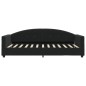 vidaXL Sofá cama terciopelo negro 90x190 cm vidaXL Sofá cama terciopelo negro 90x190 cm