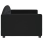 vidaXL Sofá cama terciopelo negro 90x190 cm vidaXL Sofá cama terciopelo negro 90x190 cm