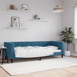 vidaXL Sofá cama terciopelo azul 80x200 cm