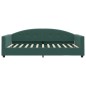 vidaXL Sofá cama terciopelo verde oscuro 100x200 cm vidaXL Sofá cama terciopelo verde oscuro 100x200 cm