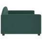 vidaXL Sofá cama terciopelo verde oscuro 100x200 cm vidaXL Sofá cama terciopelo verde oscuro 100x200 cm