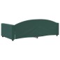 vidaXL Sofá cama terciopelo verde oscuro 100x200 cm vidaXL Sofá cama terciopelo verde oscuro 100x200 cm