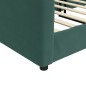 vidaXL Sofá cama terciopelo verde oscuro 100x200 cm vidaXL Sofá cama terciopelo verde oscuro 100x200 cm