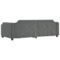 vidaXL Sofá cama tela gris oscuro 80x200 cm vidaXL Sofá cama tela gris oscuro 80x200 cm