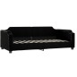 vidaXL Sofá cama tela negro 90x190 cm vidaXL Sofá cama tela negro 90x190 cm