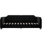 vidaXL Sofá cama tela negro 90x190 cm vidaXL Sofá cama tela negro 90x190 cm