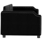 vidaXL Sofá cama tela negro 90x190 cm vidaXL Sofá cama tela negro 90x190 cm