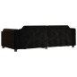 vidaXL Sofá cama tela negro 90x190 cm vidaXL Sofá cama tela negro 90x190 cm