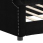 vidaXL Sofá cama tela negro 90x190 cm vidaXL Sofá cama tela negro 90x190 cm