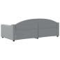 vidaXL Sofá cama tela gris claro 90x190 cm vidaXL Sofá cama tela gris claro 90x190 cm