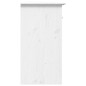 vidaXL Aparador BODO madera maciza de pino blanco 115x43x79,5 cm