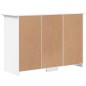 vidaXL Aparador BODO madera maciza de pino blanco 115x43x79,5 cm