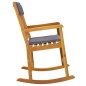 vidaXL Silla mecedora con cojines madera maciza acacia vidaXL Silla mecedora con cojines madera maciza acacia