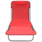 vidaXL Tumbonas plegables 2 uds acero y textilene rojo vidaXL Tumbonas plegables 2 uds acero y textilene rojo