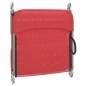 vidaXL Tumbonas plegables 2 uds acero y textilene rojo vidaXL Tumbonas plegables 2 uds acero y textilene rojo