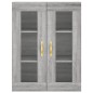 vidaXL Aparador alto madera contrachapada gris sonoma 69,5x34x180 cm vidaXL Aparador alto madera contrachapada gris sonoma 69,5x34x180 cm