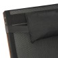 vidaXL Tumbona con dosel textileno gris y madera maciza de álamo vidaXL Tumbona con dosel textileno gris y madera maciza de álamo