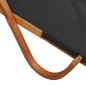 vidaXL Tumbona con dosel textileno gris y madera maciza de álamo vidaXL Tumbona con dosel textileno gris y madera maciza de álamo