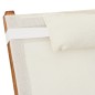 vidaXL Mecedora de textileno blanco y madera maciza de álamo vidaXL Mecedora de textileno blanco y madera maciza de álamo