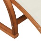 vidaXL Mecedora de textileno blanco y madera maciza de álamo vidaXL Mecedora de textileno blanco y madera maciza de álamo