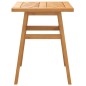 vidaXL Mesa auxiliar madera maciza acacia 45x45x60 cm vidaXL Mesa auxiliar madera maciza acacia 45x45x60 cm