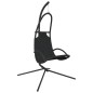 vidaXL Silla colgante de jardín con cojín acero y tela Oxford crema vidaXL Silla colgante de jardín con cojín acero y tela Oxford crema