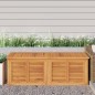 vidaXL Caja de almacenaje de jardín con bolsa teca maciza 150x50x53 cm vidaXL Caja de almacenaje de jardín con bolsa teca maciza 150x50x53 cm