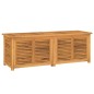 vidaXL Caja de almacenaje de jardín con bolsa teca maciza 150x50x53 cm vidaXL Caja de almacenaje de jardín con bolsa teca maciza 150x50x53 cm