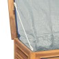 vidaXL Caja de almacenaje de jardín con bolsa teca maciza 150x50x53 cm vidaXL Caja de almacenaje de jardín con bolsa teca maciza 150x50x53 cm