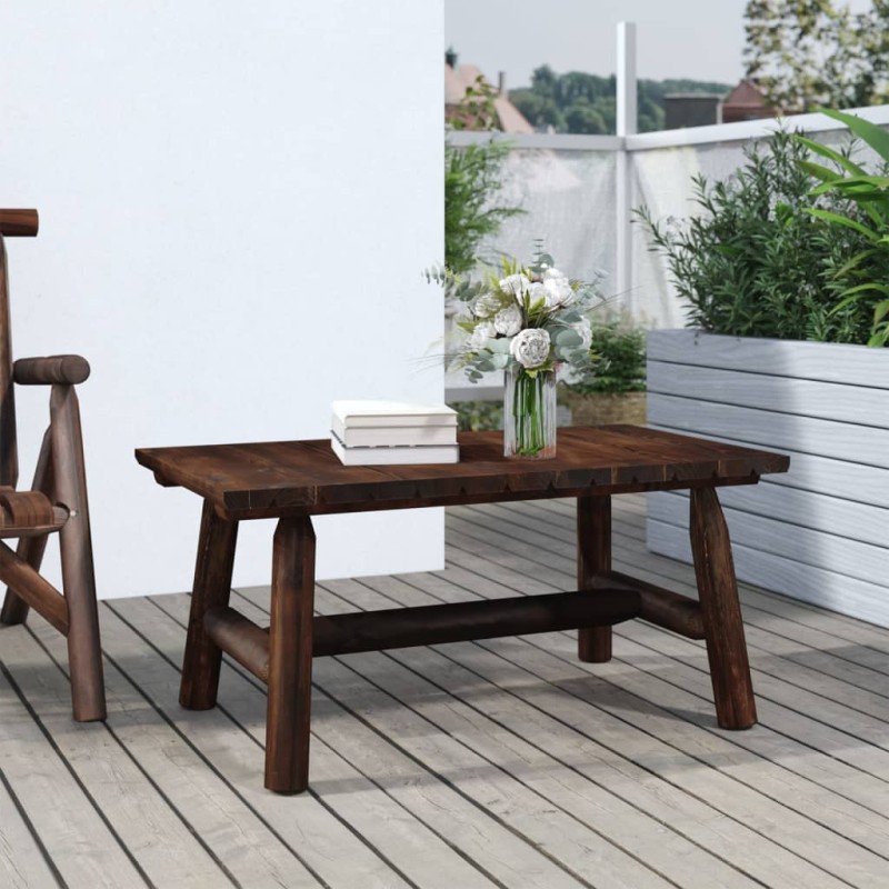 vidaXL Mesa de centro de madera maciza de abeto 90x50x41 cm vidaXL Mesa de centro de madera maciza de abeto 90x50x41 cm