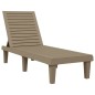 vidaXL Tumbona polipropileno marrón claro 155x58x83 cm vidaXL Tumbona polipropileno marrón claro 155x58x83 cm