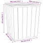 vidaXL Mesa de jardín con tapa extraíble polipropileno marrón claro vidaXL Mesa de jardín con tapa extraíble polipropileno marrón claro