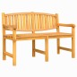 vidaXL Banco de jardín madera maciza de teca 149,5x60x90 cm vidaXL Banco de jardín madera maciza de teca 149,5x60x90 cm