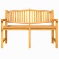 vidaXL Banco de jardín madera maciza de teca 149,5x60x90 cm vidaXL Banco de jardín madera maciza de teca 149,5x60x90 cm