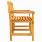 vidaXL Banco de jardín madera maciza de teca 149,5x60x90 cm vidaXL Banco de jardín madera maciza de teca 149,5x60x90 cm