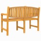 vidaXL Banco de jardín madera maciza de teca 149,5x60x90 cm vidaXL Banco de jardín madera maciza de teca 149,5x60x90 cm