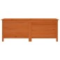 vidaXL Arcón de jardín madera maciza abeto marrón 150x50x56,5 cm vidaXL Arcón de jardín madera maciza abeto marrón 150x50x56,5 cm