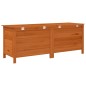 vidaXL Arcón de jardín madera maciza abeto marrón 150x50x56,5 cm vidaXL Arcón de jardín madera maciza abeto marrón 150x50x56,5 cm