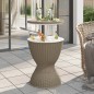 vidaXL Mesa nevera 3 en 1 polipropileno marrón claro vidaXL Mesa nevera 3 en 1 polipropileno marrón claro