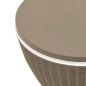 vidaXL Mesa nevera 3 en 1 polipropileno marrón claro vidaXL Mesa nevera 3 en 1 polipropileno marrón claro