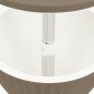 vidaXL Mesa nevera 3 en 1 polipropileno marrón claro vidaXL Mesa nevera 3 en 1 polipropileno marrón claro