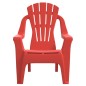 vidaXL Sillas de jardín niños 2 uds aspecto madera PP rojo 37x34x44 cm vidaXL Sillas de jardín niños 2 uds aspecto madera PP rojo 37x34x44 cm