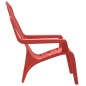 vidaXL Sillas de jardín niños 2 uds aspecto madera PP rojo 37x34x44 cm vidaXL Sillas de jardín niños 2 uds aspecto madera PP rojo 37x34x44 cm