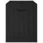 vidaXL Caja de almacenaje de jardín polipropileno negra 55,5x43x53 cm vidaXL Caja de almacenaje de jardín polipropileno negra 55,5x43x53 cm